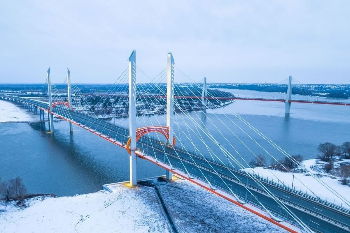 Мост через Оку на трассе М-12 